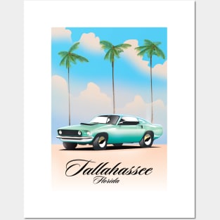 Tallahassee Florida travel poster Posters and Art